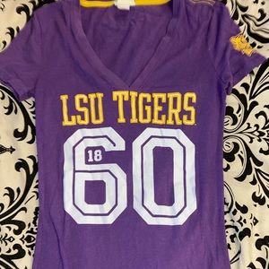 Pink LSU tiger shirt